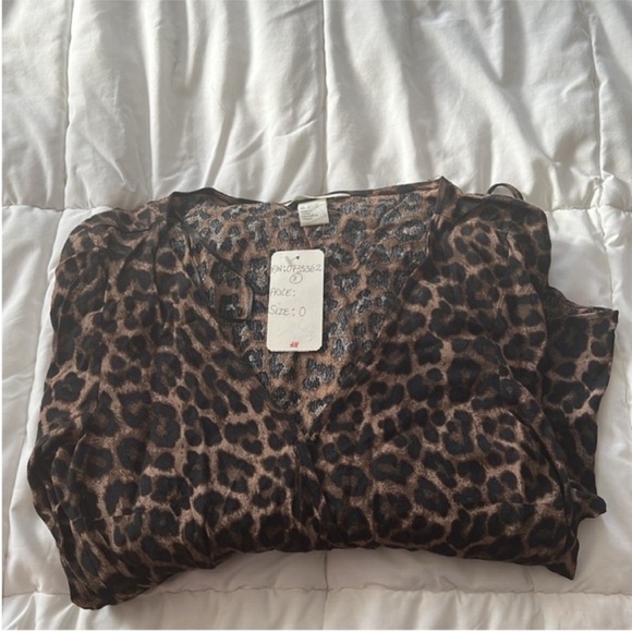 H&M Leopard Print Dress NWT - Picture 4 of 7